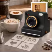 Arte latte en tu café con un solo toque